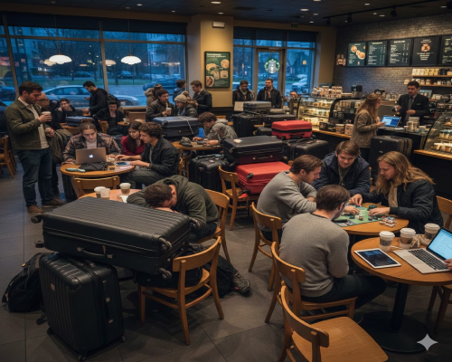 전세계는 카페 '공간사수' 전쟁중 전세계는 카페 '공간사수' 전쟁중