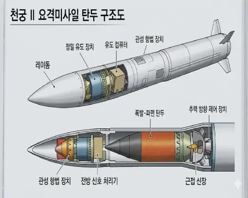 천궁2, 텅스텐 파편이 미사일 찢는다
